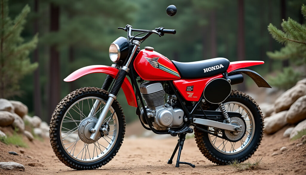 découvrez la honda 125 xls d’occasion, une moto trail fiable et polyvalente idéale pour les balades tout-terrain et les trajets quotidiens. performance et robustesse garanties.